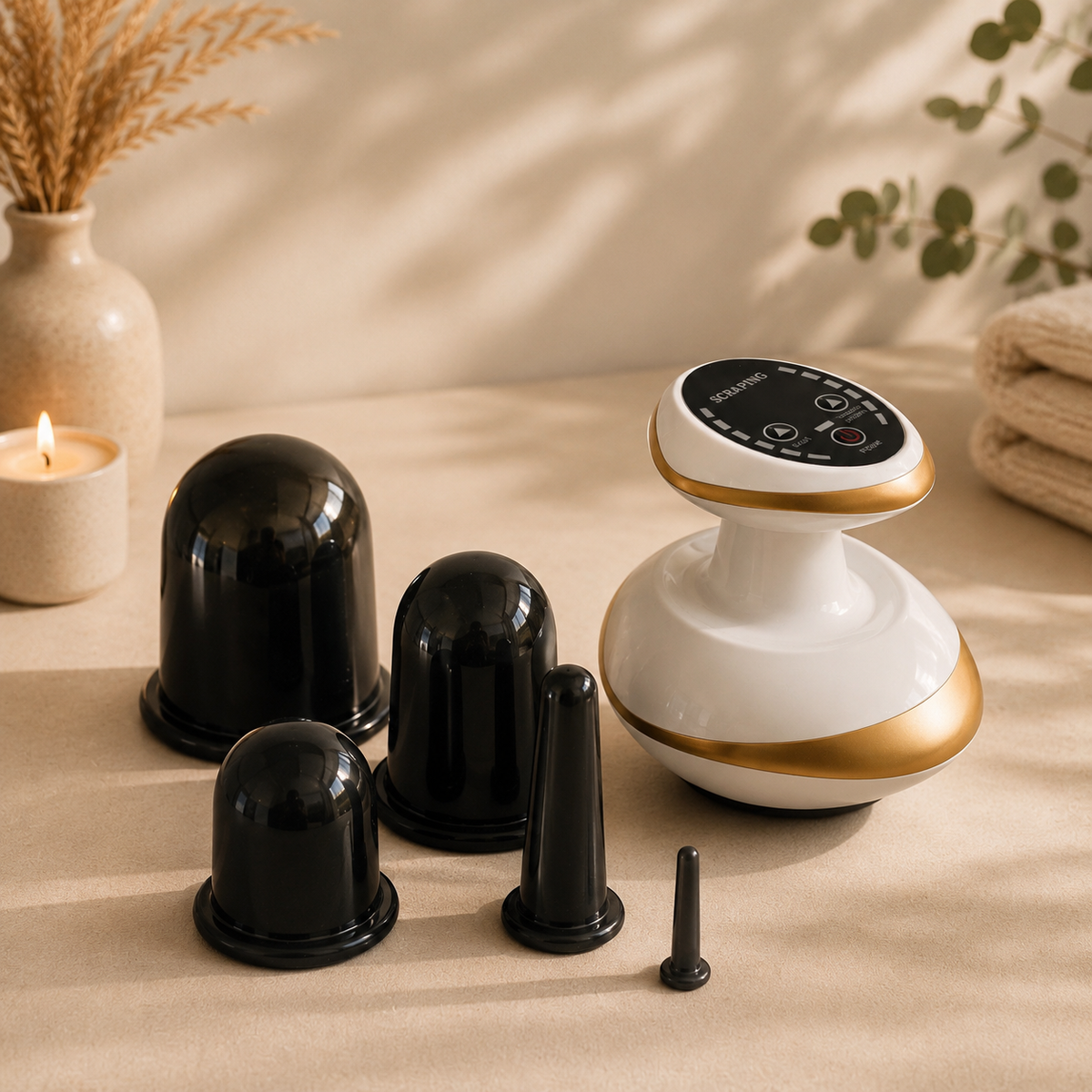 BodyLove Sculpt sammen med de fire Face Cups