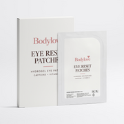 Bodylove Energizing Hydrogel Eye Patches – æske og pose med 7 par