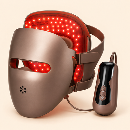 BodyLove Glow™ LED Mask med 328 LED'er og 4 behandlingsprogrammer til hjemmebaseret LED-lysterapi