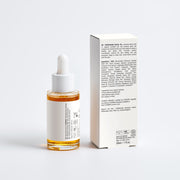 BodyLove Face Ritual Oil – bagside med produktinformation